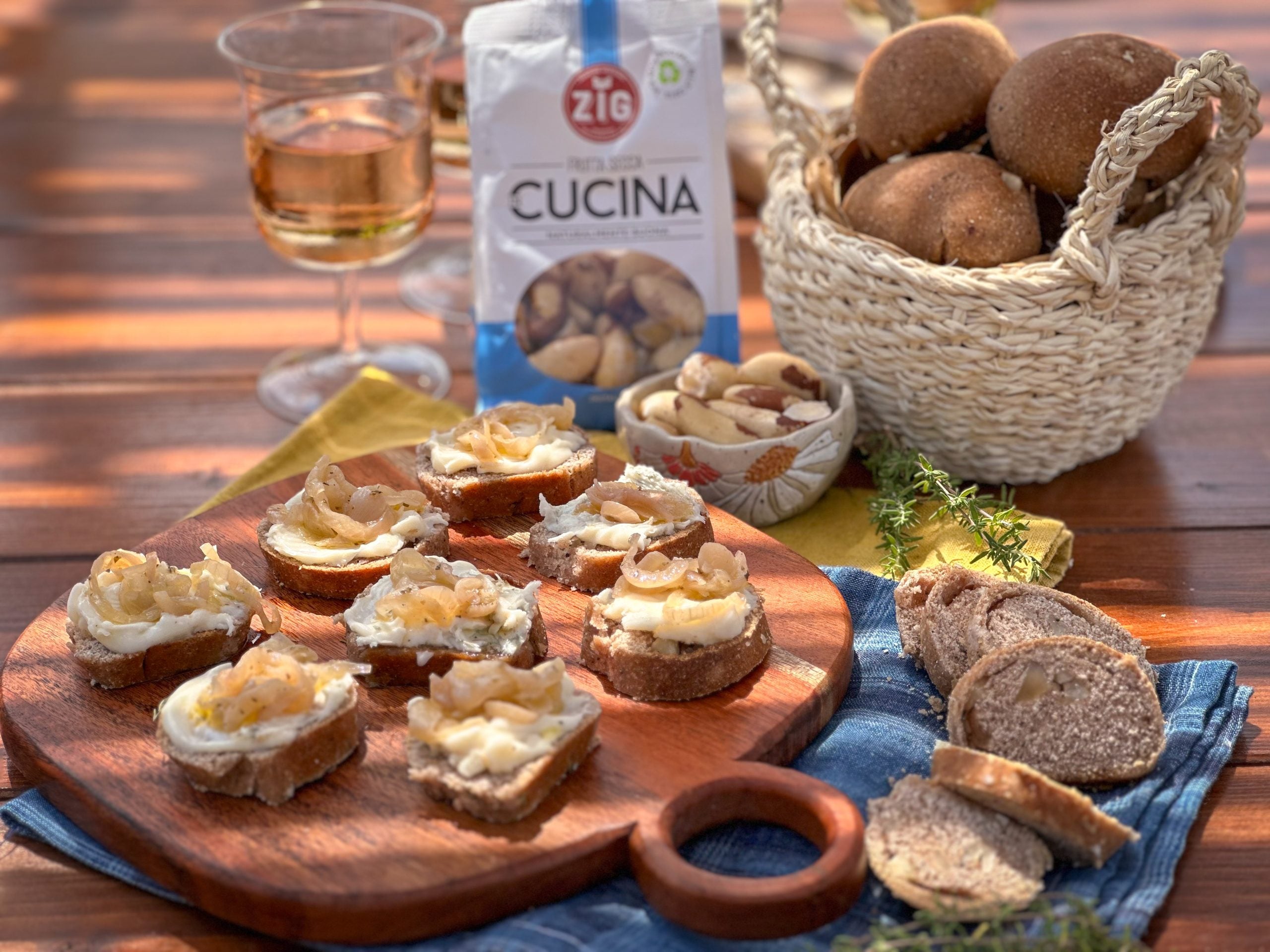 Panini farina di castagne e noci brasiliane