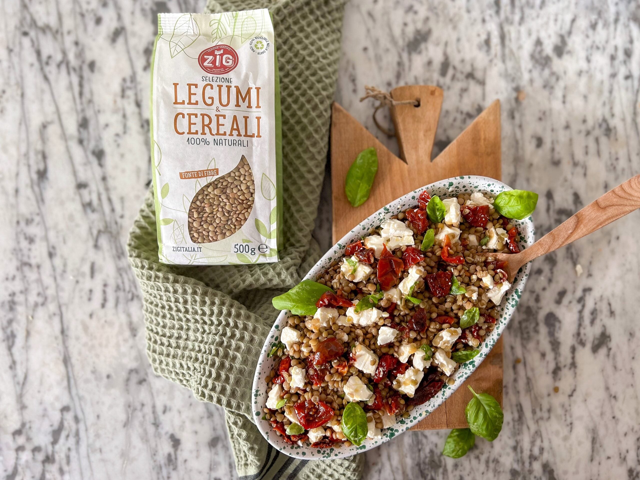 Insalata di lenticchie verdi ZIG - Ricette - Zig Italia