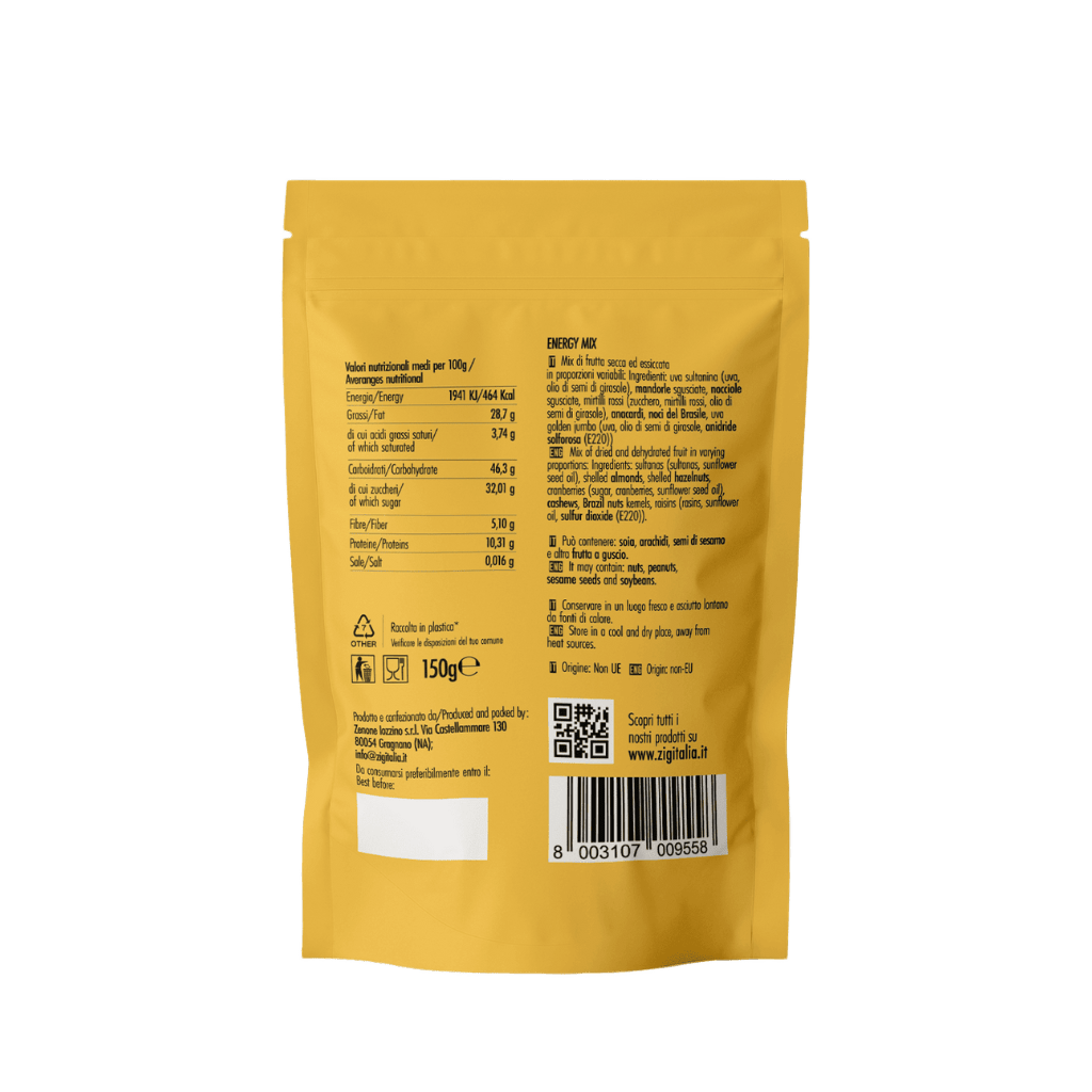 Energy Mix doypack - 150 gr