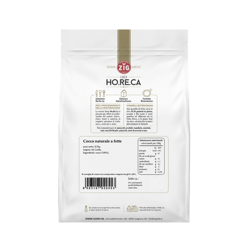 Cocco naturale a fette - 700 g - Retro
