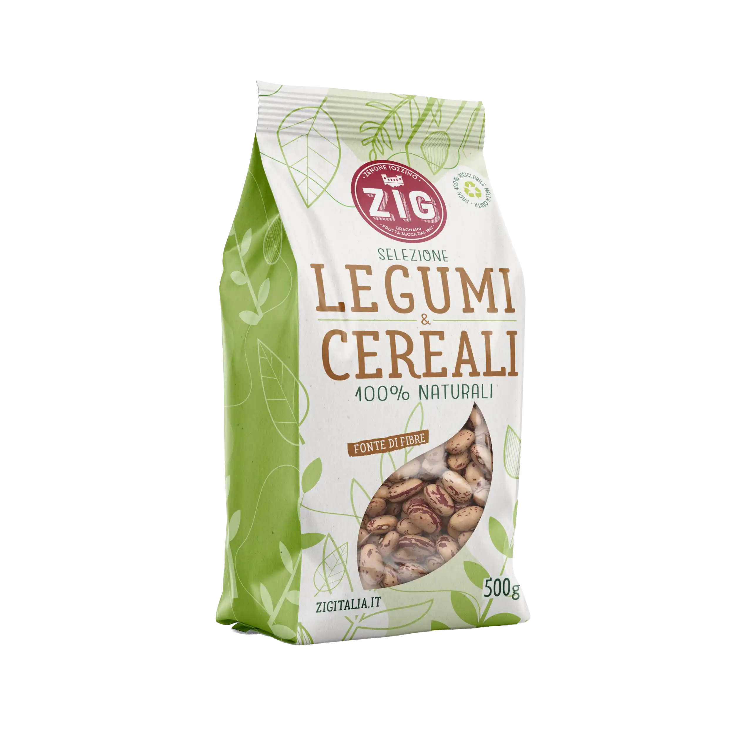 Fagioli Borlotti secchi - 500 gr