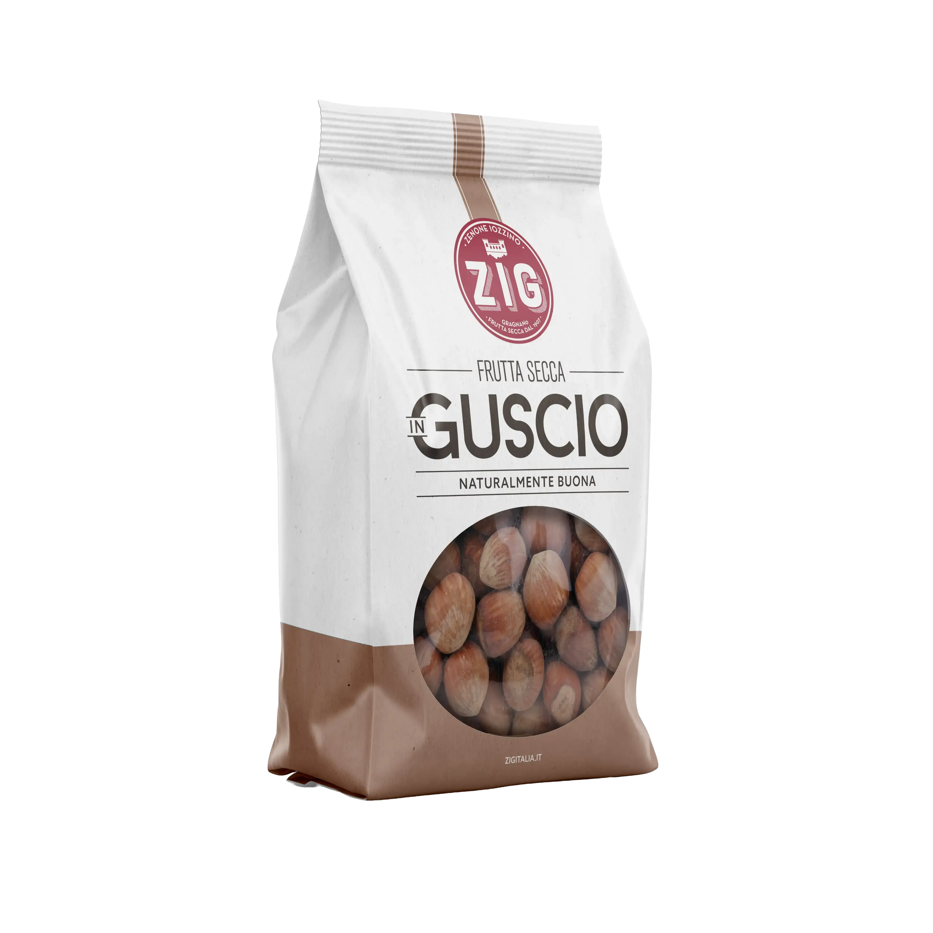 Nocciole in guscio tostate 250 g - Zig Italia