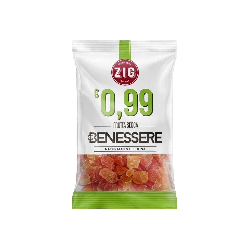Papaya a cubetti - 60 gr