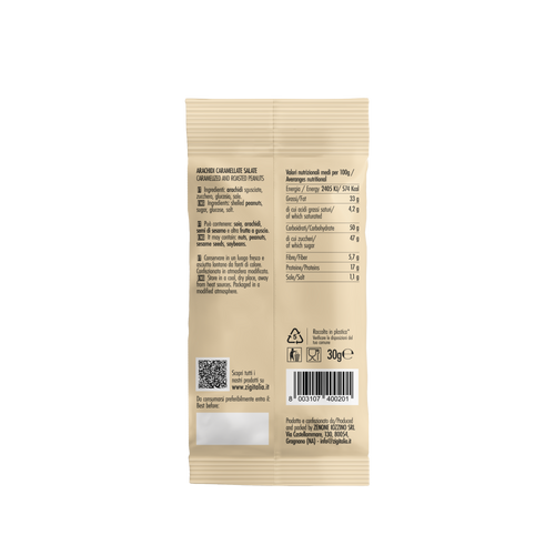 Arachidi Caramellate Salate - 30 gr