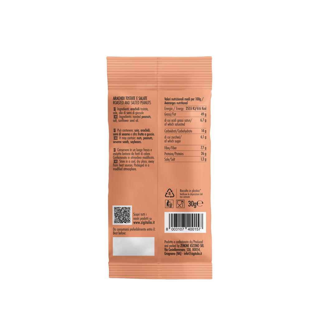 Arachidi tostate e salate - Multipack (x10)