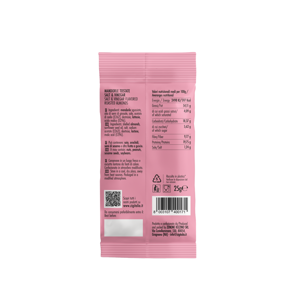 Mandorle tostate sale e aceto - Multipack (x10)