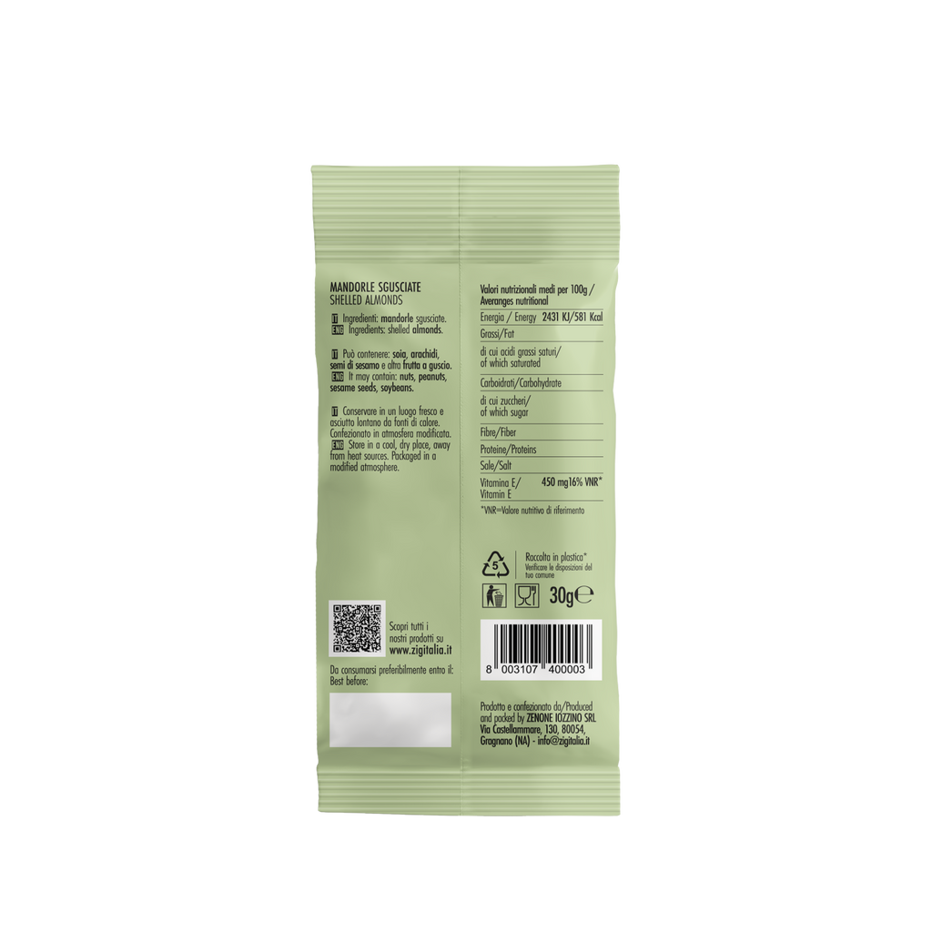 Mandorle sgusciate 30 g - Multipack (x10)