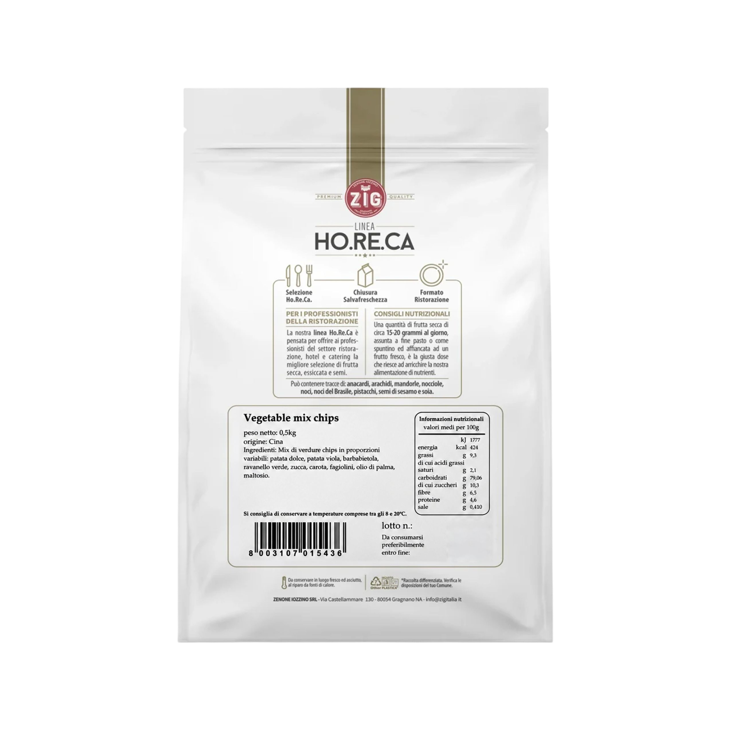 Veggie chips - 500 gr