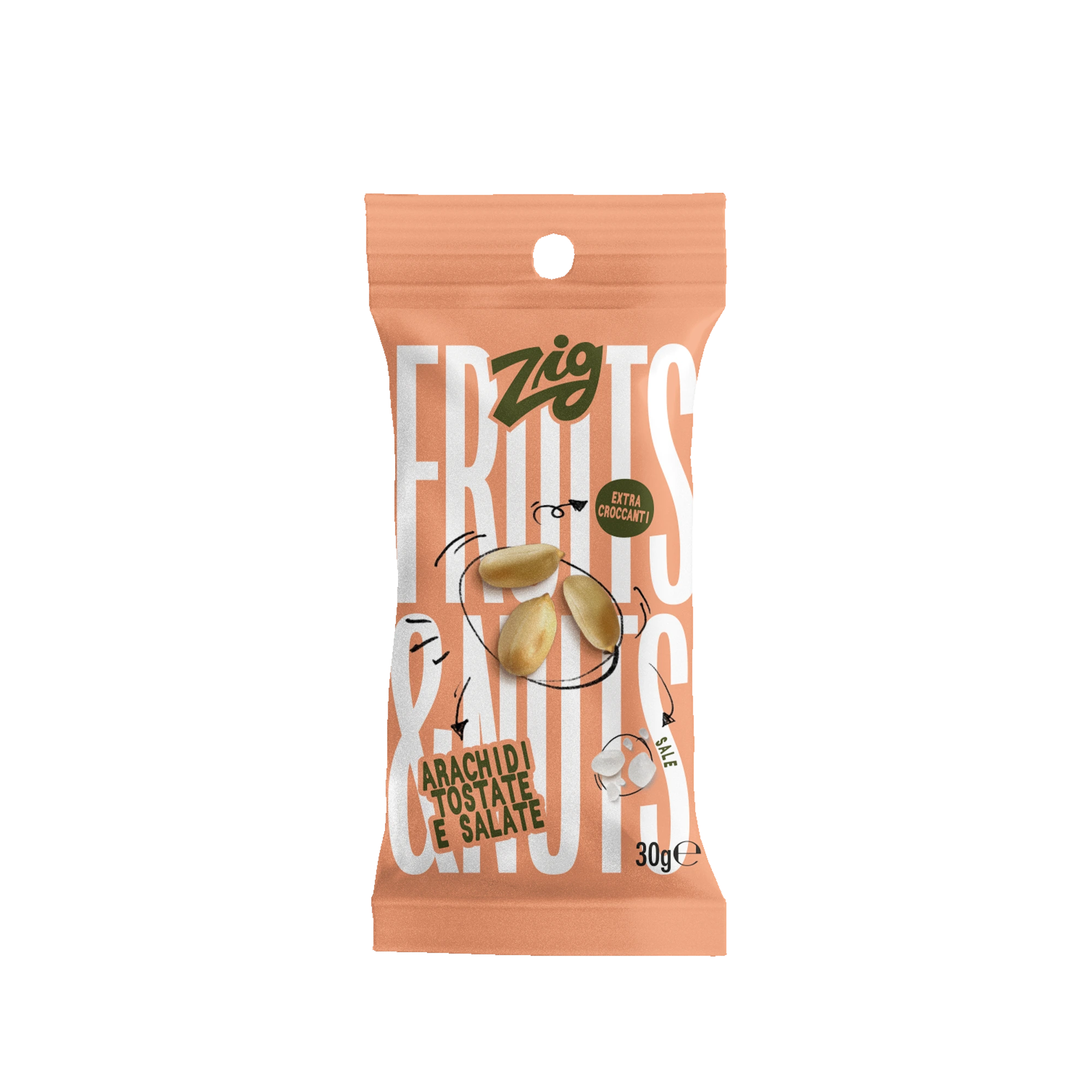 Arachidi tostate e salate - Multipack (x10)