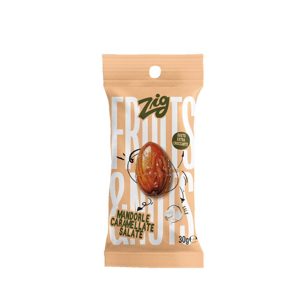 Mandorle caramellate salate - Multipack (x10)