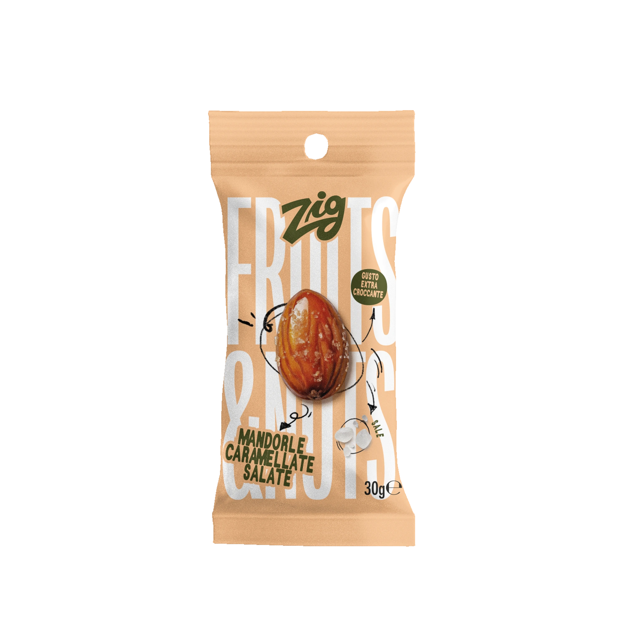 Mandorle caramellate salate - Multipack (x10)