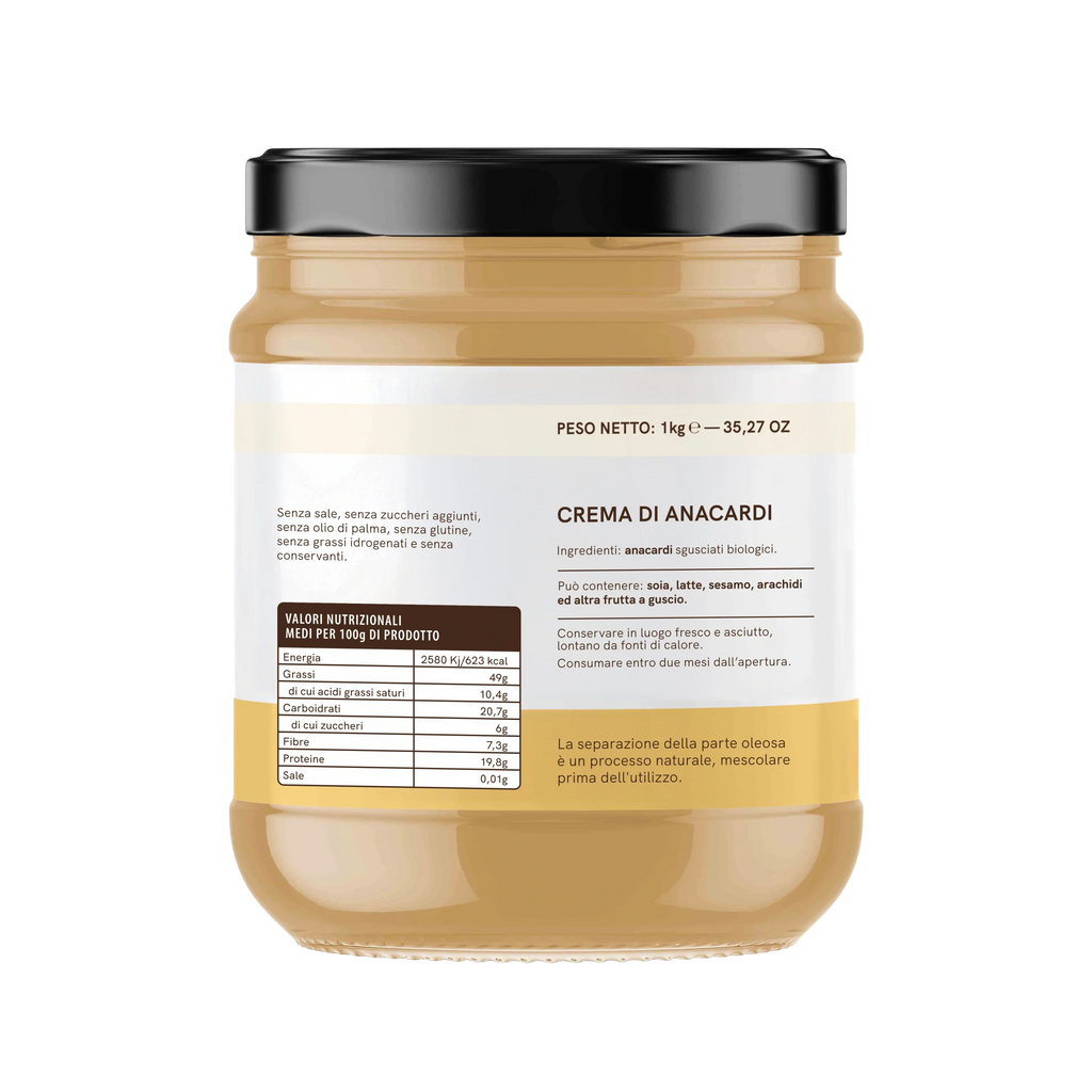 Organic Cashew Cream 1kg
