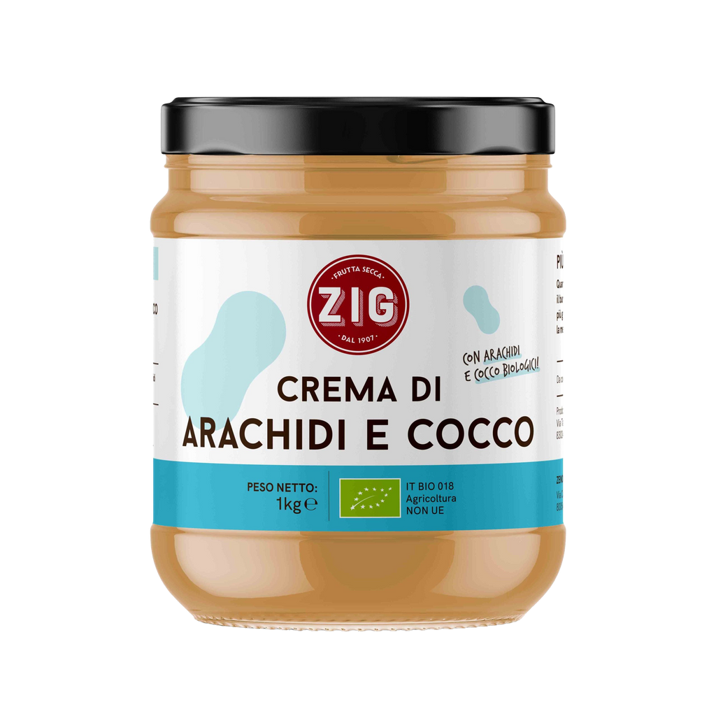 Crema de cacahuete y coco orgánica 1 kg
