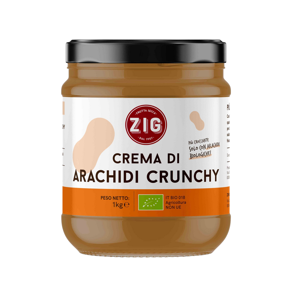 Organic Crunchy Peanut Cream 1kg