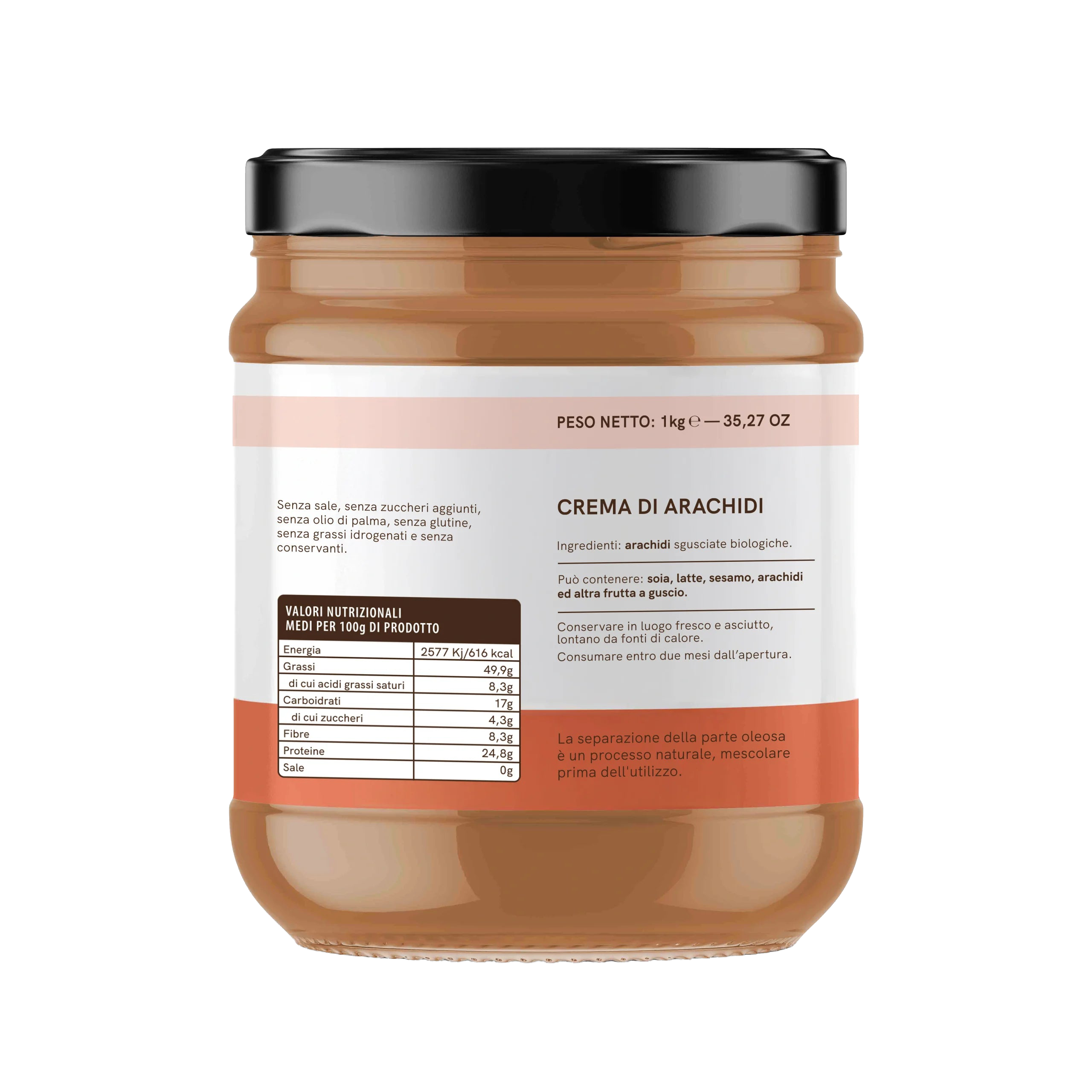 Crema di Arachidi BIO 1kg