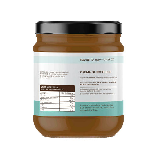 Crema di Nocciole BIO 1kg