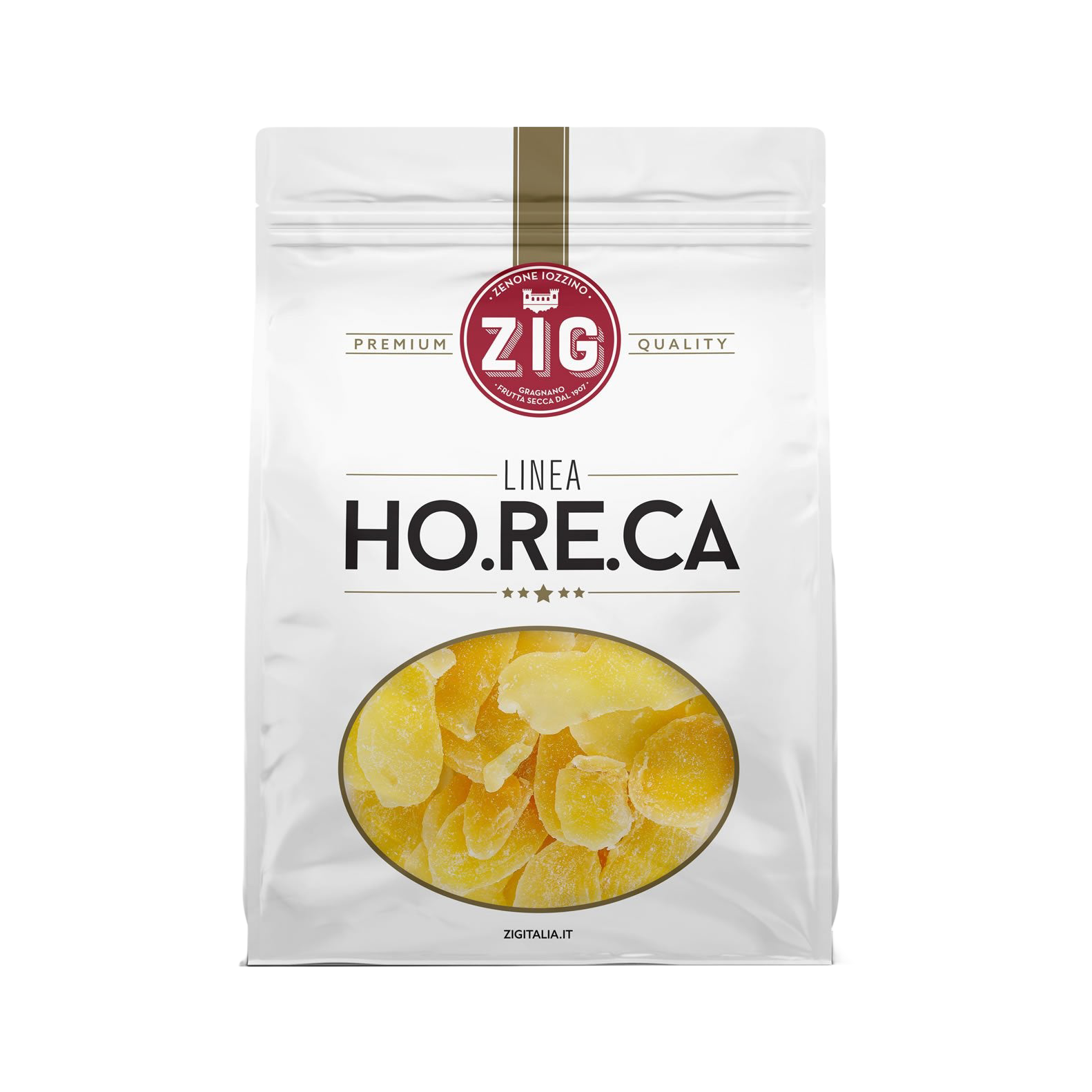 Zenzero disidratato a fette - 1kg