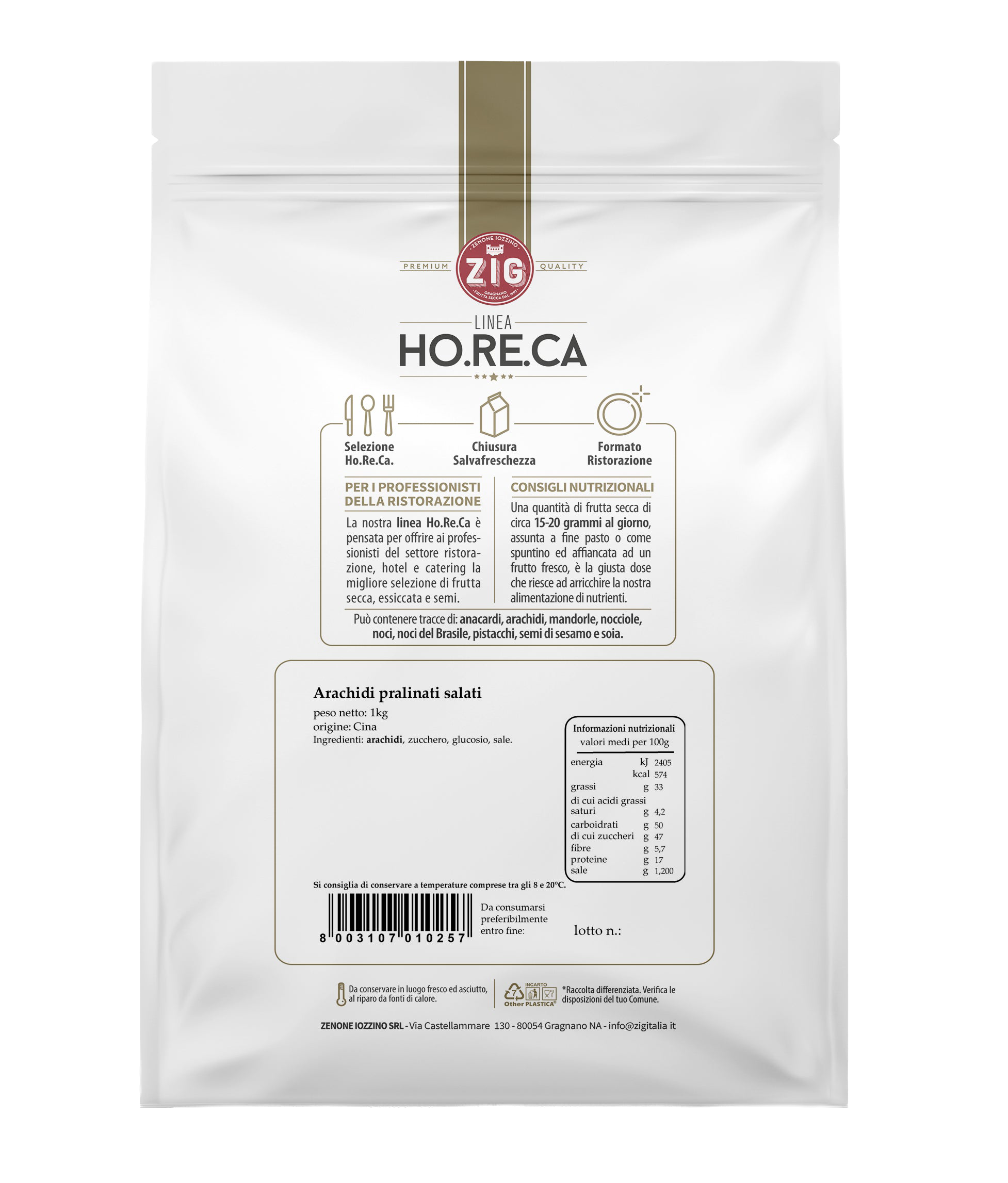 Arachidi pralinate salate - 1kg