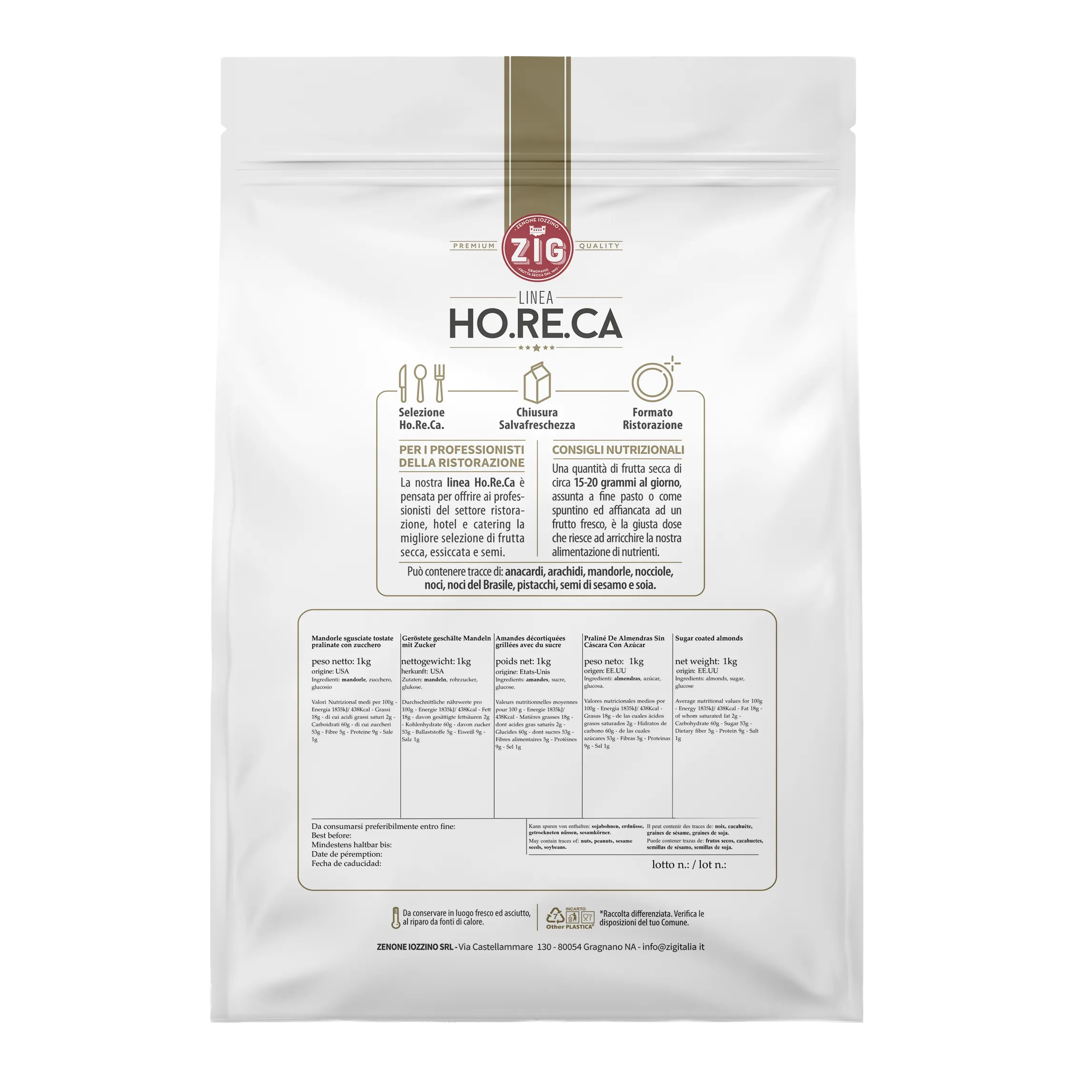 Mandorle pralinate - 1kg