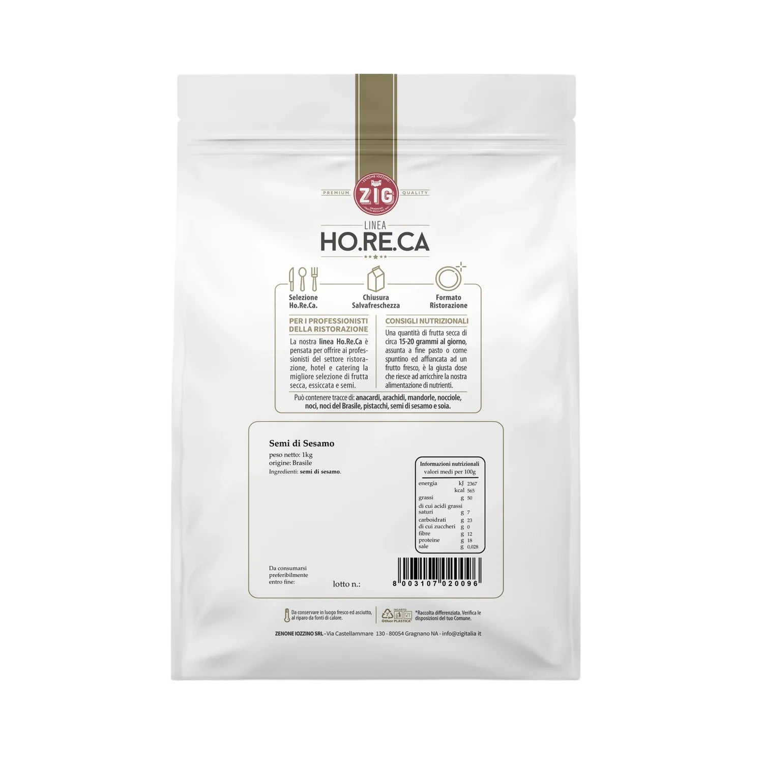 Semi di Sesamo Nero - 1kg